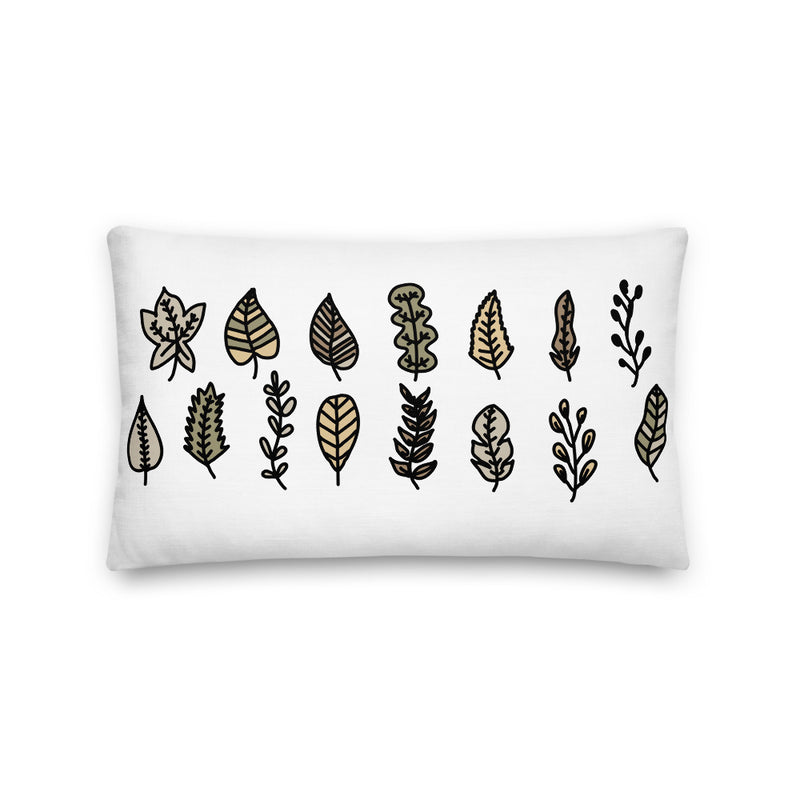 Leaf Family Decorative Throw Pillow - Artski&Hush