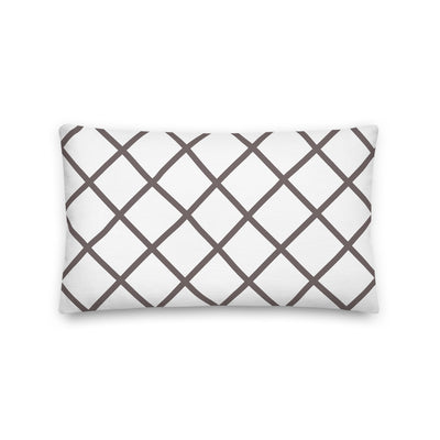 Winter Oblique Decorative Throw Pillow - Artski&Hush