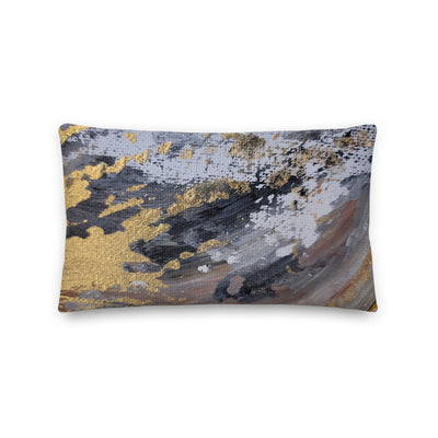 Golden Greys Premium Pillow - Artski&Hush