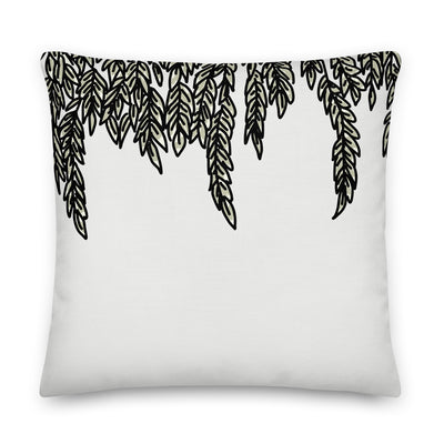 Flowing Leaves Decorative Throw Pillow - Artski&Hush