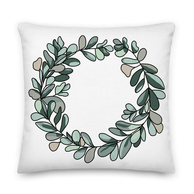 Eucalyptus Wreath Decorative Pillow - Artski&Hush