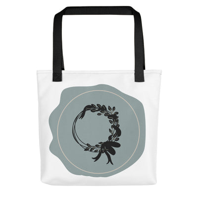 Wreath Silver Sage Wax Seal Tote bag - Artski&Hush