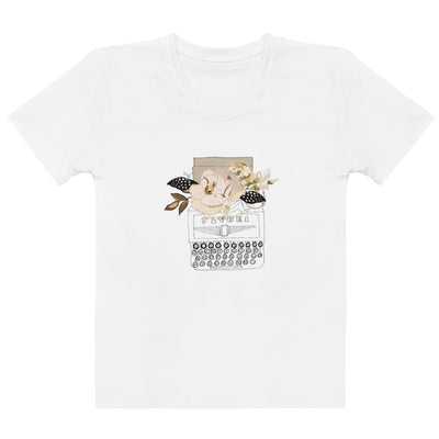Vintage Typewriter Women's T-shirt - Artski&Hush