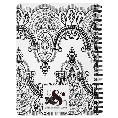 Arched Lace Spiral Notebook - Artski&Hush