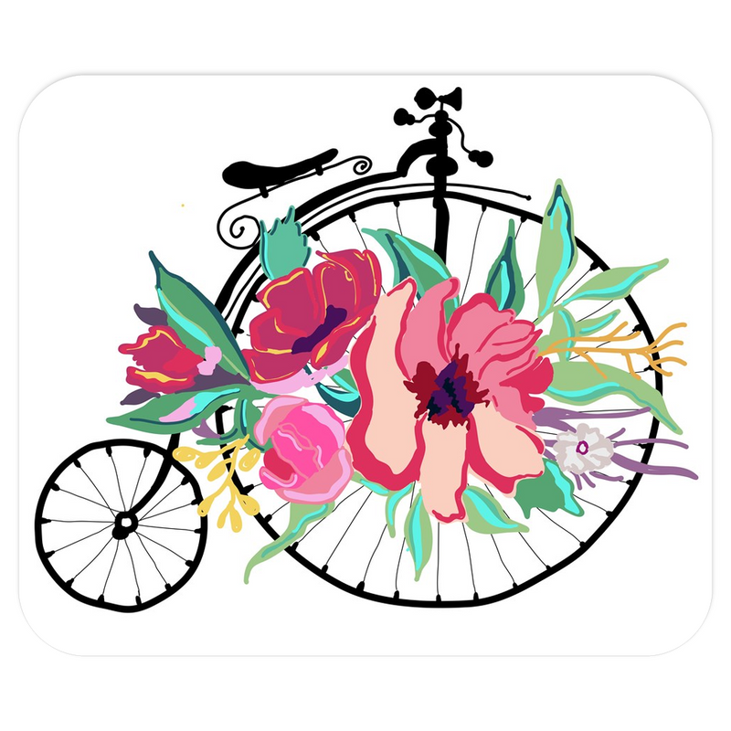 Flora Bicycle Mousepad - Artski&Hush