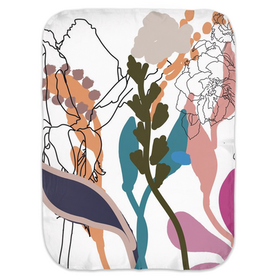 Friendly Flora Swaddle Blankets - Artski&Hush