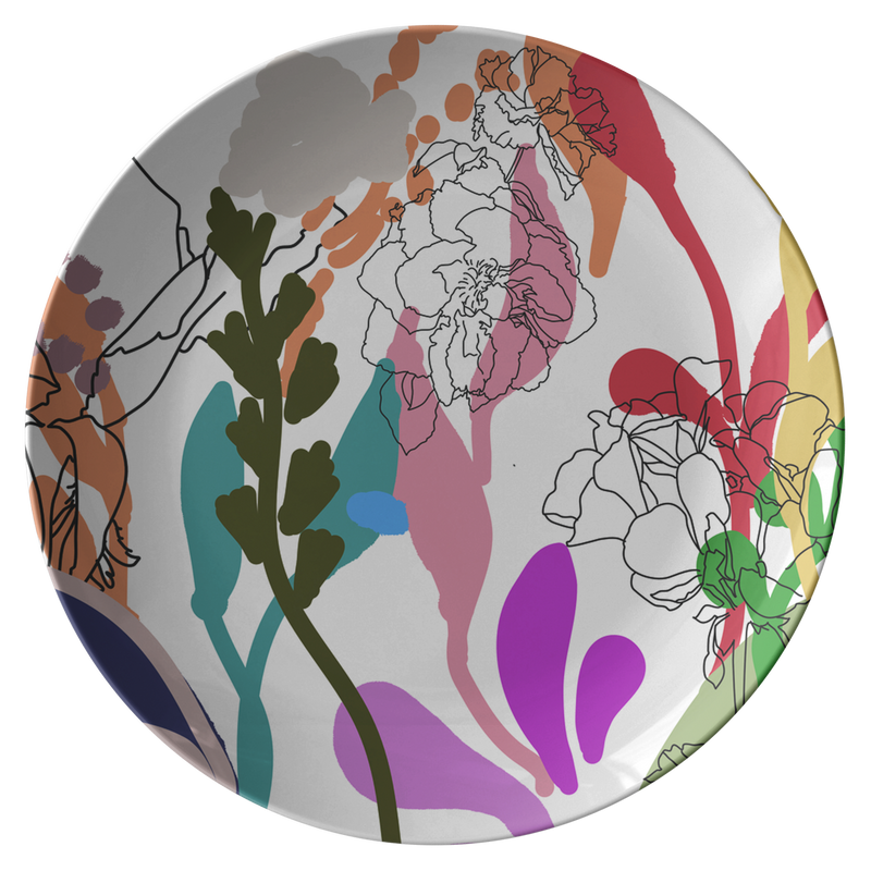 Friendly Flora Plate - Artski&Hush