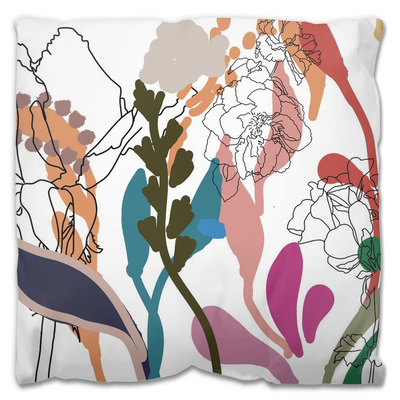 Friendly Flora Outdoor Pillows - Artski&Hush