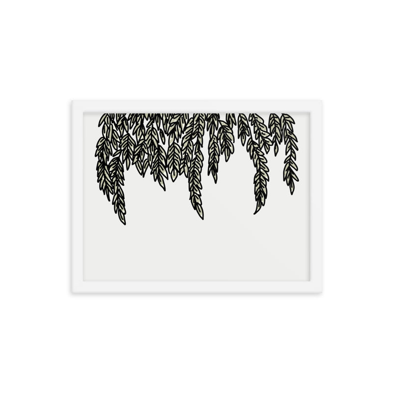 Falling Leaves Framed print - Artski&Hush