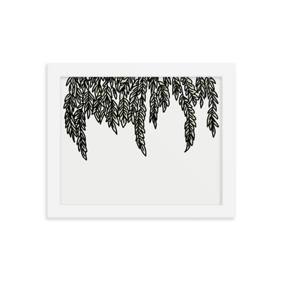 Falling Leaves Framed print - Artski&Hush