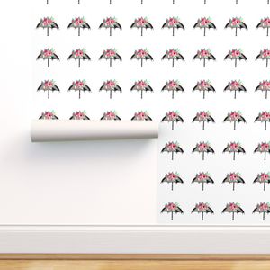 Flora Umbrella Wallpaper - Artski&Hush