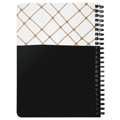 Black Banded Spiral Notebook - Artski&Hush