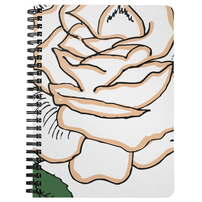 First Edition Rose Spiral Notebook - Artski&Hush