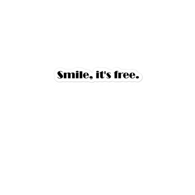 Smile Bubble-free stickers - Artski&Hush