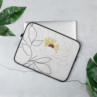 Illustrated Botanical Laptop Sleeve - Artski&Hush