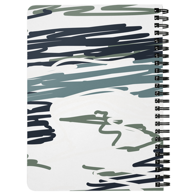 Here Fishy Spiral Notebook - Artski&Hush