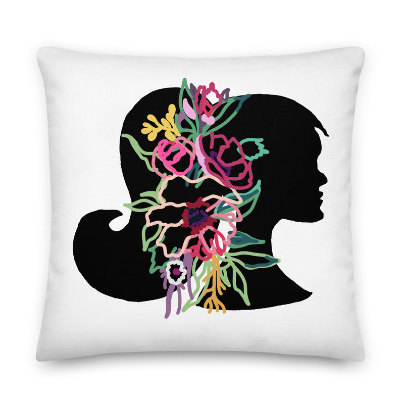 Colorful Silhouette Decorative Throw Pillow - Artski&Hush