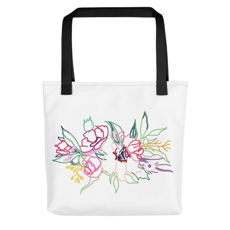 Spring Colorful Gathering Toting bag - Artski&Hush