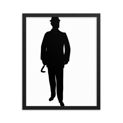 The Gentleman Framed poster - Artski&Hush