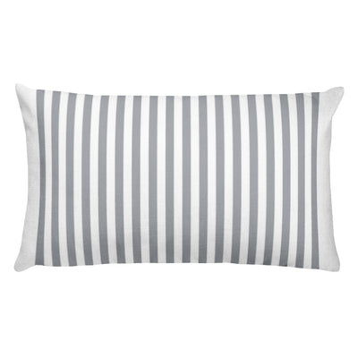 Gray Striped Decorative Throw Pillows - Artski&Hush