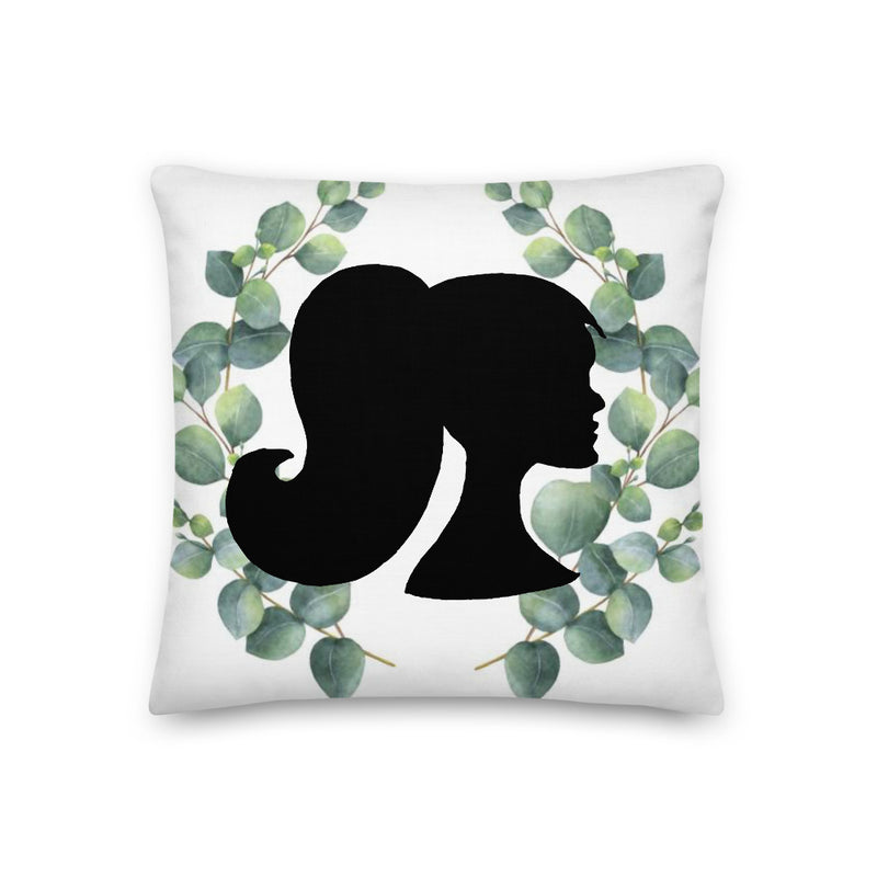 Eucalyptus Silhouette Decorative Throw Pillow - Artski&Hush