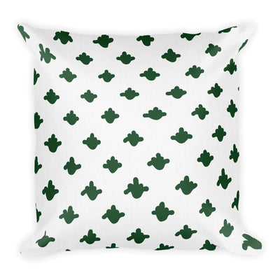 Green Flora Decorative Throw Pillow - Artski&Hush