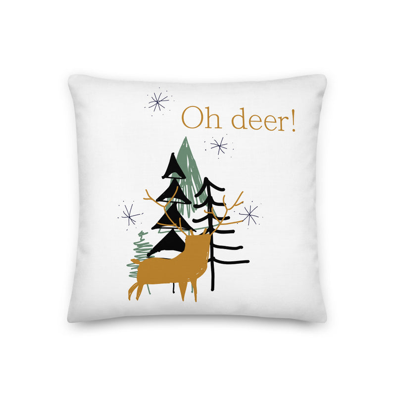 Oh deer! Decorative Throw Pillow - Artski&Hush