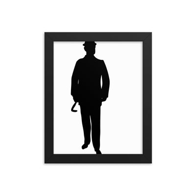 The Gentleman Framed poster - Artski&Hush