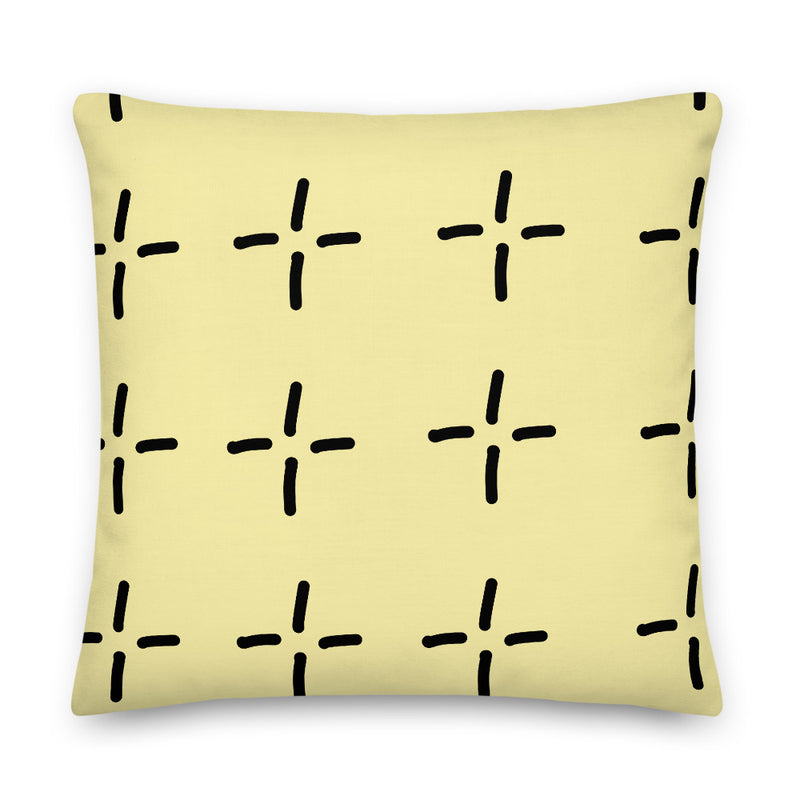 Yellow Stars Decorative Lumbar Pillow - Artski&Hush