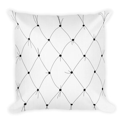 White Rose Decorative Throw Pillows - Artski&Hush