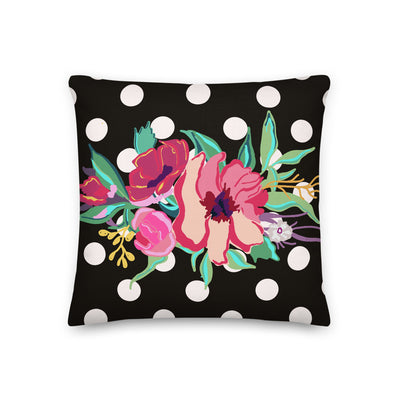 Dotty Flora Decorative Pillow - Artski&Hush