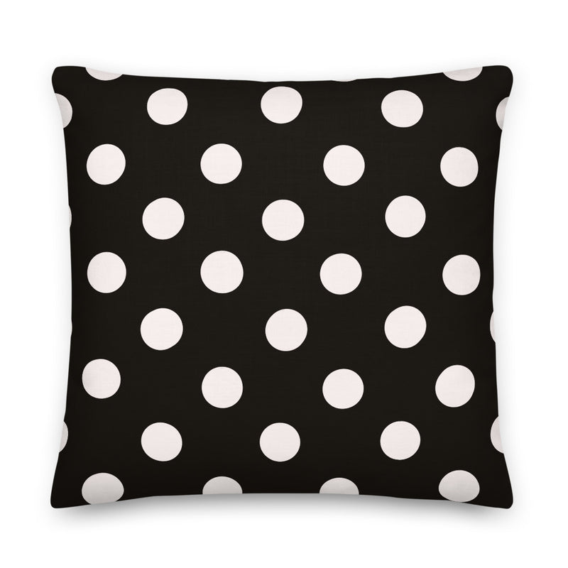 Black Flora Decorative Pillow - Artski&Hush