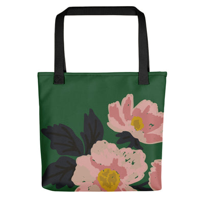 Green Flora Toting bag - Artski&Hush