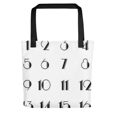 Art Deco Numbers Toting bag - Artski&Hush