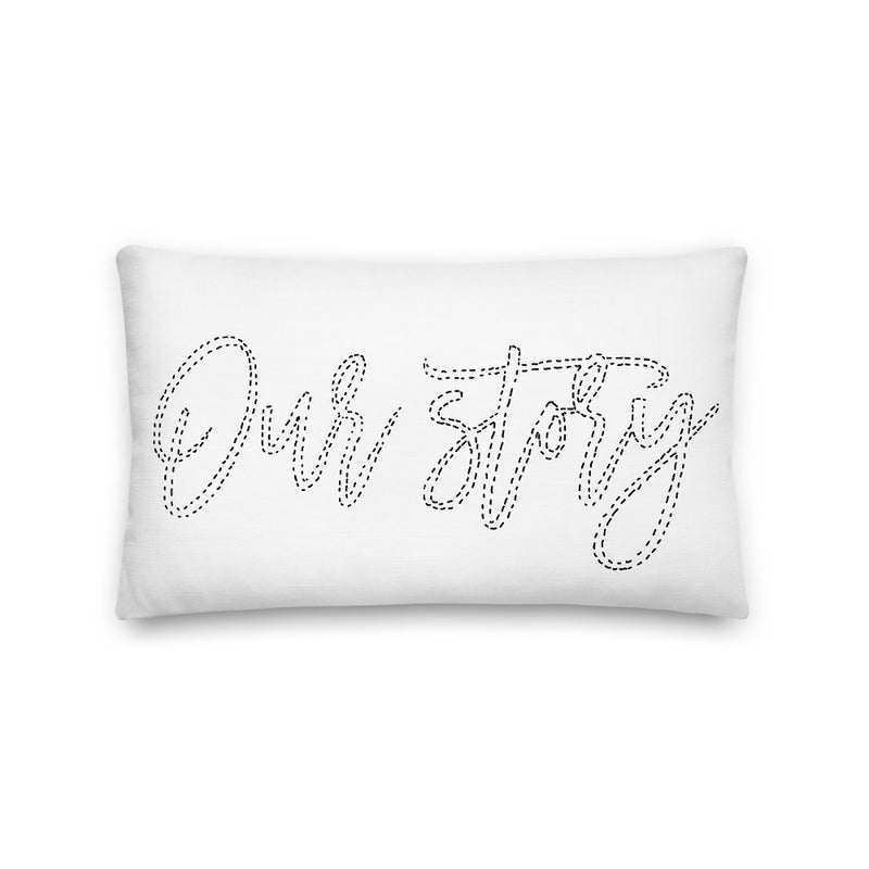 Our Story Decorative Lumbar Pillow - Artski&Hush