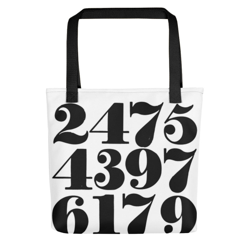 Vintage Numbers Toting bag - Artski&Hush