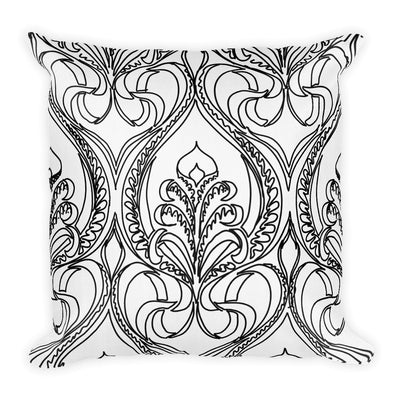 Art Deco Lily Decorative Throw Pillows - Artski&Hush