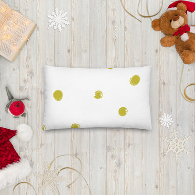 Golden Dots Decorative Throw Pillows - Artski&Hush