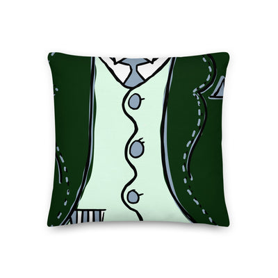 Winter Vestie Decorative Throw Pillow - Artski&Hush