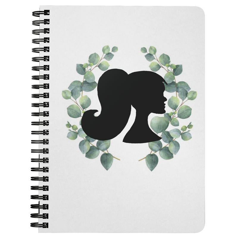 Eucalyptus Silhouette Spiral Notebook - Artski&Hush