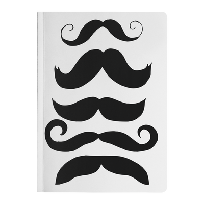 Mustache Club Paperback Notebook - Artski&Hush