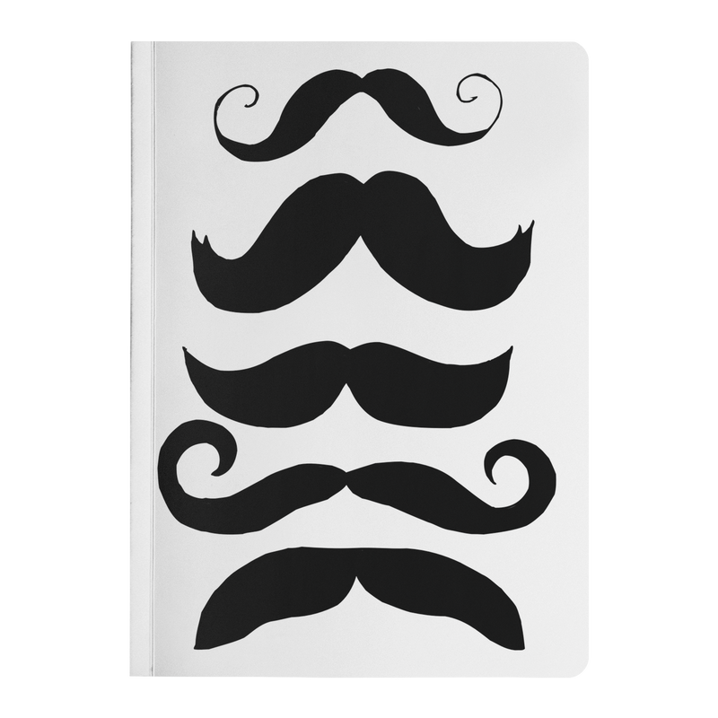 Mustache Club Paperback Notebook - Artski&Hush