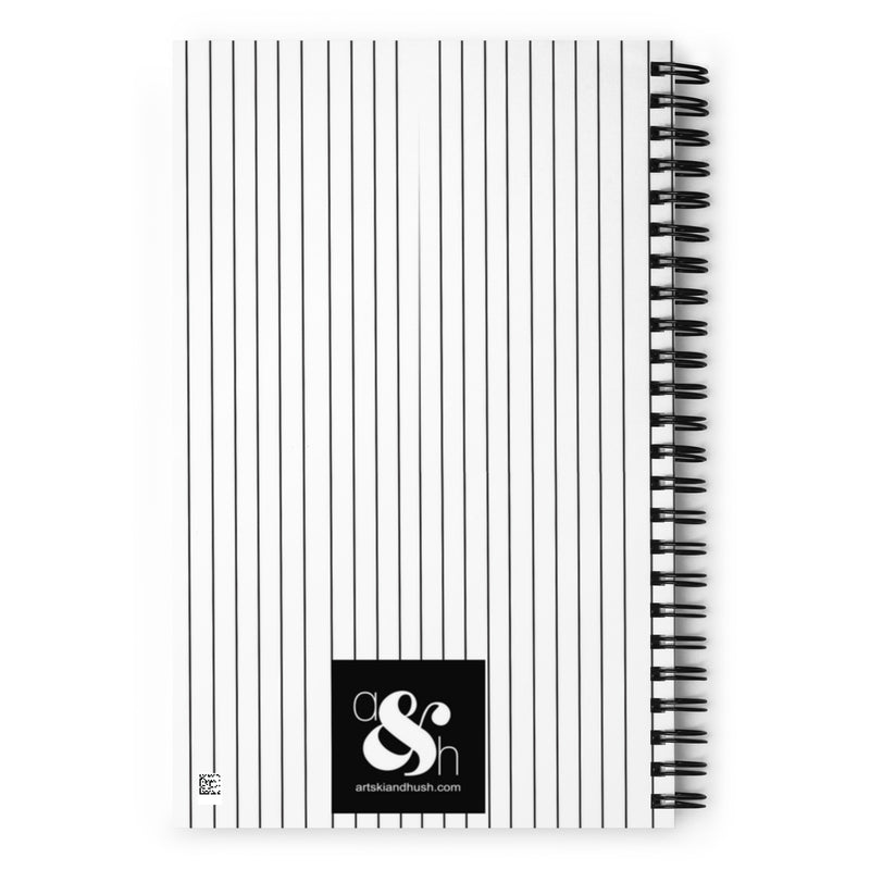 Flora Shield Spiral notebook