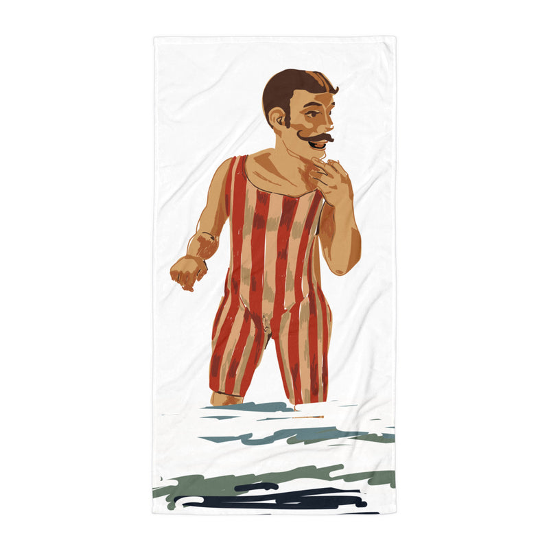 The Wading Gentleman Towel - Artski&Hush