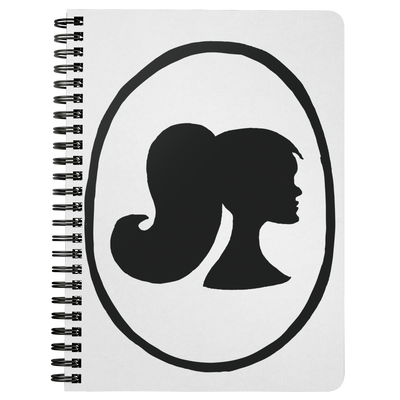 Female Silhouette Spiral Notebook for Summer - Artski&Hush